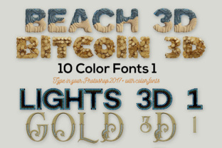 10 Color Font: Playful, Vibrant Display Typography