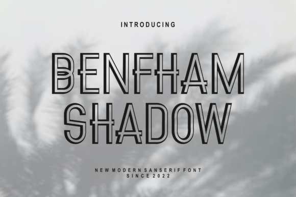 Benfham Shadow Font: A Bold, Versatile Sans Serif for Impactful Branding