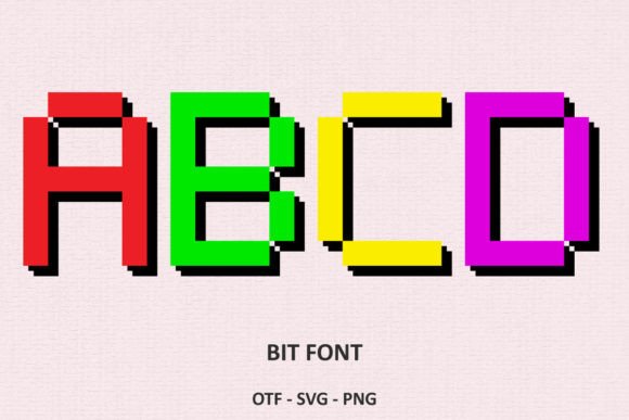 Bit Font: A Nostalgic Touch for Modern Design