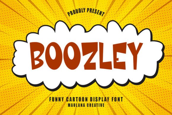 Boozley Cartoon Display Font: Adding Whimsy to Your Designs