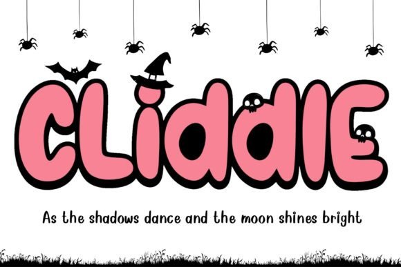 Cliddle Font: The Playful, Spooky Display Font That Makes Halloween Designs Instantly Warmer and Winkier