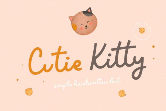 Cutie Kitty Font: A Practical Handwritten Typeface for Everyday Design