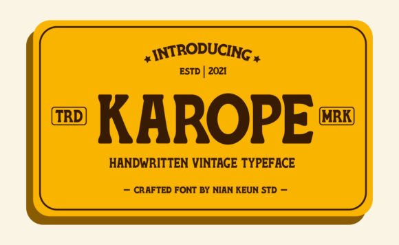 Karepo Font: Bold, Elegant Serif Energy