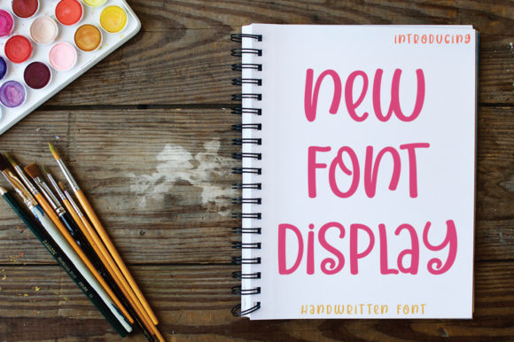 New Font Display: A Cute Script Font for Creative Expression