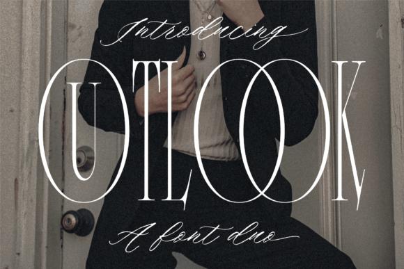 Outlook Font Duo: Where Serif Precision Meets Script Expressiveness