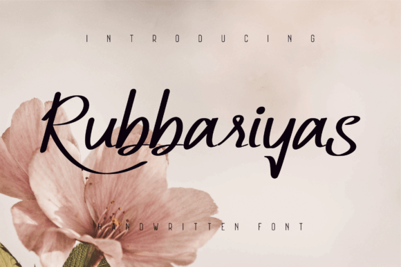 Rubbariyas Font: Where Elegance Meets Everyday Expression