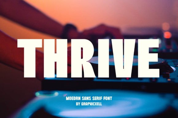 Thrive Font: Minimalist Elegance, Maximum Versatility
