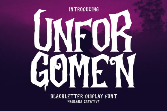 Unforgomen Blackletter Display Font: Where Heritage Typography Meets Modern Brand Authority
