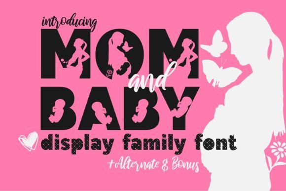 XMom and Baby Font: Timeless Mother & Baby Design